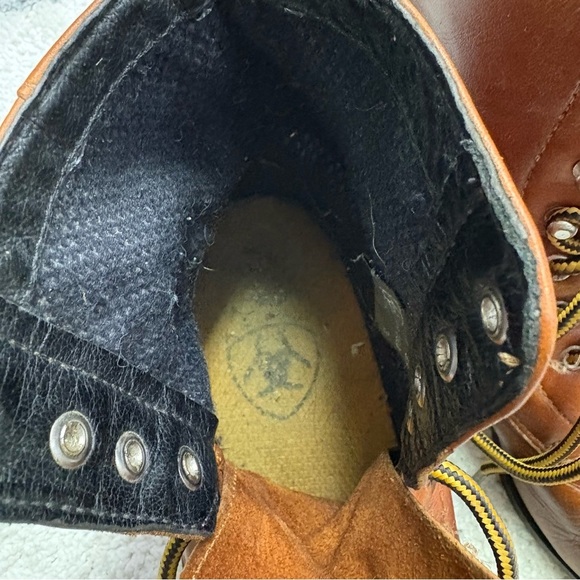 Ariat Wom. 5.5 Lace Up Roper Boots Cowboy Western Leather Kiltie Rodeo Stampede - Picture 8 of 11